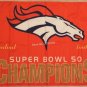 Denver Broncos Super Bowl Champions Flag 3ft x 5ft Polyester flag metal grommets
