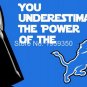 Detroit Lion star wars flag 3ftx5ft Banner 100D Polyester Flag metal Grommets