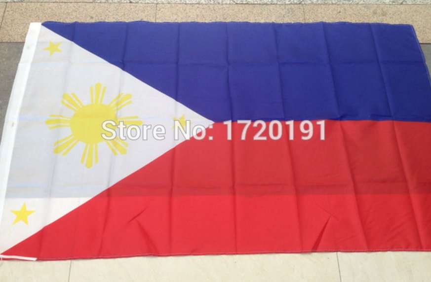 Philippines National Flag 3x5ft 150x90cm 100D Polyester