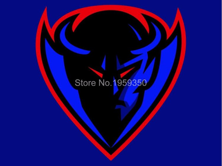 DePaul Blue Demons Flag 3ftx5ft Banner 100D Polyester NCAA Flag style 2