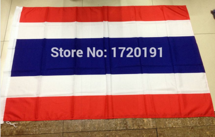 Thailand National Flag 3x5ft 150x90cm 100D Polyester