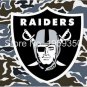 Oakland Raiders Logo Flag with camos 3FTx5FT 100D Polyester 90x150cm