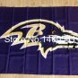 Baltimore Ravens purple bankground Flag 3FTx5FT Banner 100D Polyester flag 90x150cm