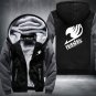 Fairy Tail Hoodies Zip Up Super Warm Thicken Fleece Men's Coat USA plus size