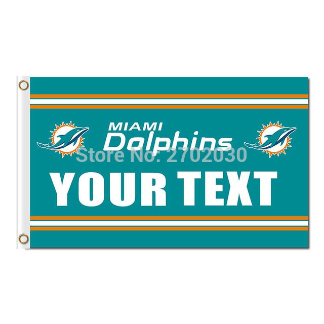 Miami Dolphins Flag Team Champions Fans Banners  3x5 FT