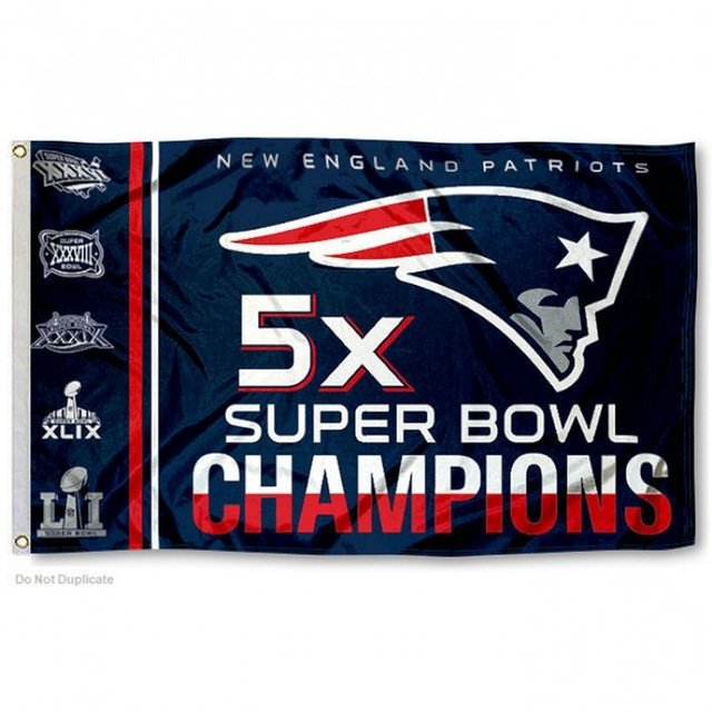 New England Patriots 2016 Super Bowl LI Champions Flag 3x5ft