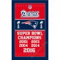 New England Patriots Flag 3X5FT 90x150cm SUPER BOWL CHAMPIONS
