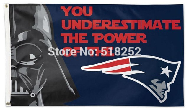 New England Patriots Star Wars Flag 3x5 FT 150X90CM NFL Banner