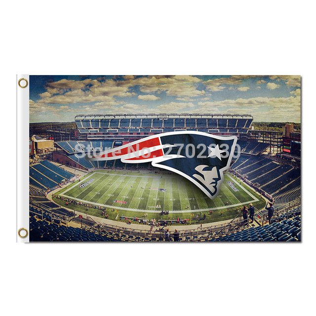 New England Patriots Flags Football Team Helmet Banners 3ft X 5ft