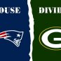 Green Bay Packers Fans new England Patriots house divided Flag 3ft X 5ft