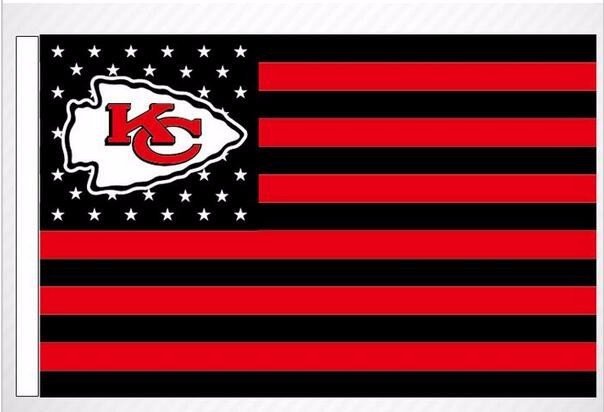 Kansas City Chiefs US flag with star and stripe 3x5 FT banner