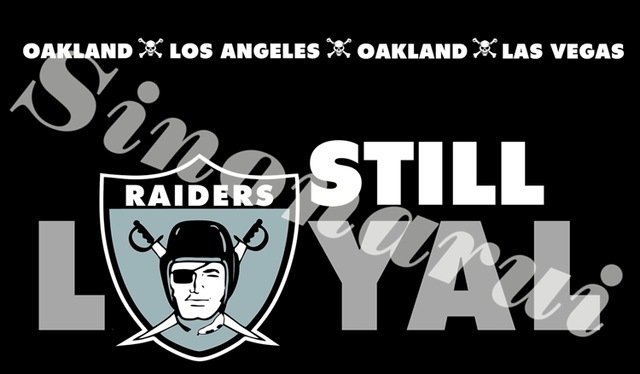Still Oakland Raiders Skull Flag 3x5 FT Banner USA 100D Polyester Banners