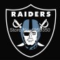 Oakland Raiders Logo Flag 3FTx5FT 100D Polyester 90x150cm white sleeve