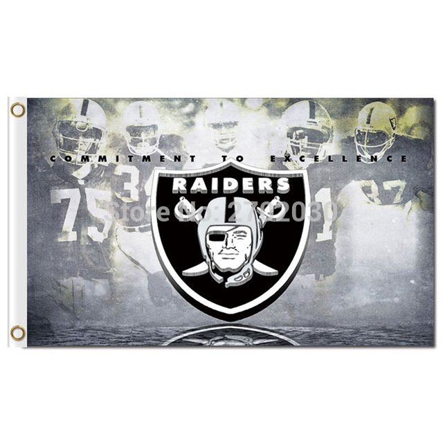 Oakland Raiders Flag Banner 3ft X 5ft Raiders Custom World Series Banner 3x5ft