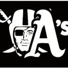 Oakland Athletics and Oakland Raiders flag 3x5ft flag polyester flag with 2 Metal Grommets