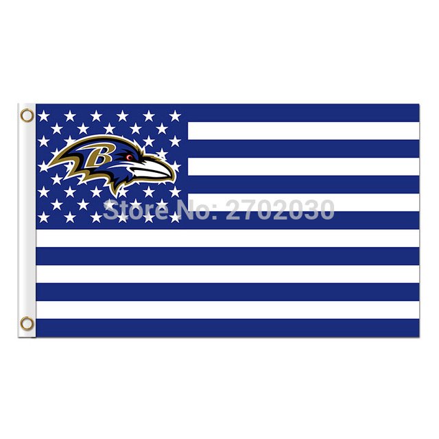 Baltimore Ravens Flag Football Team Super Bowl Champions 90x150 Cm