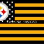 Pittsburgh Steelers Official Football Team 3X 5ft Flag with US star stripe