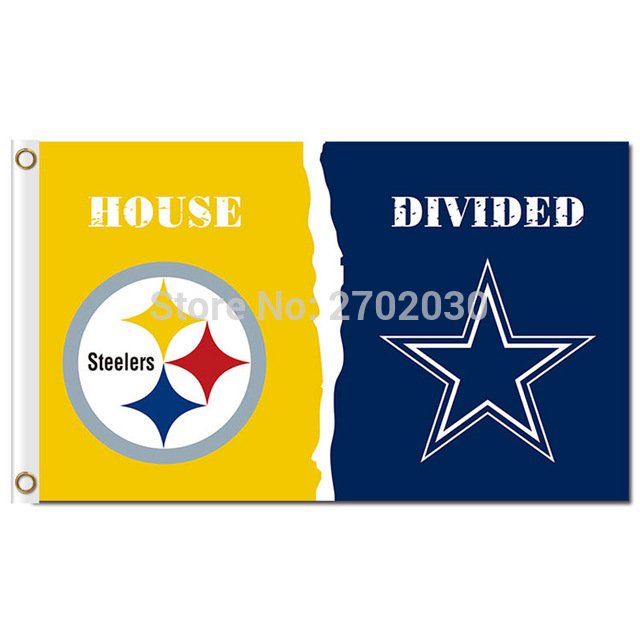 Pittsburgh Steelers Flag Vs Dallas Cowboys Banner Flag 90x150cm