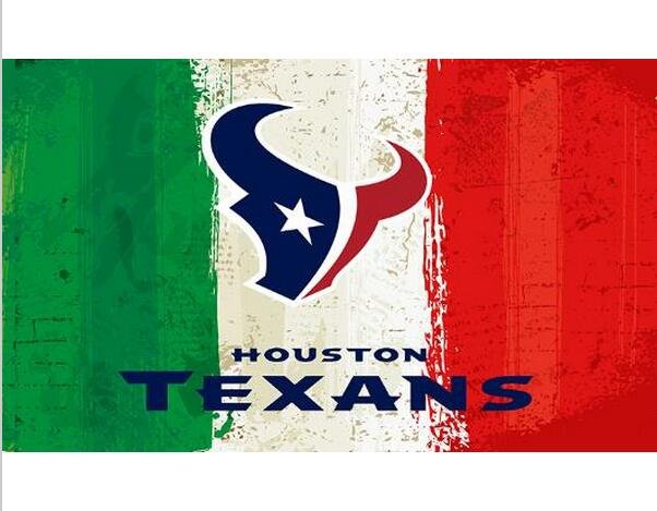 3x5ft Green white red Stripes Houston Texans flag new style