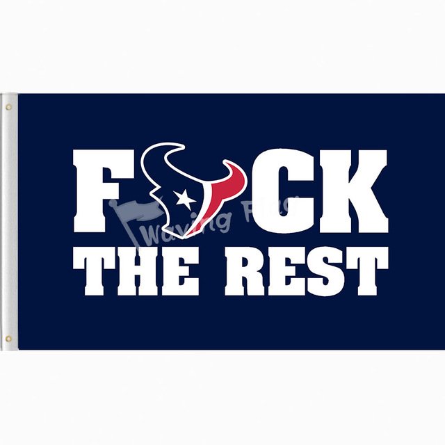 Houston Texans flag f the rest 3x5ft banner Flag 100D polyester 90x150cm