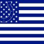 Indianapolis Colts logo with US stars and stripes Flag 3FTx5FT