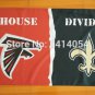 Atlanta Falcons New Orleans Saints House Divided Flag150X90CM Banner