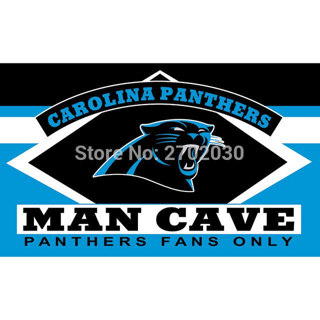 Carolina Panthers Fans Only Flag MAN CAVE Banner Flag 90x150cm
