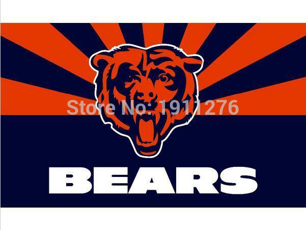 90x150cm Chicago Bears flag 3ftx5ft Banner 100D Polyester Flag 3x5 Ft