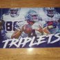 Dallas Cowboys triplets players flag 3ftx5ft Banner with metal Grommets