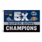 5X SUPER BOWL CHAMPIONS Flag Dallas Cowboys Flag World Series 2016