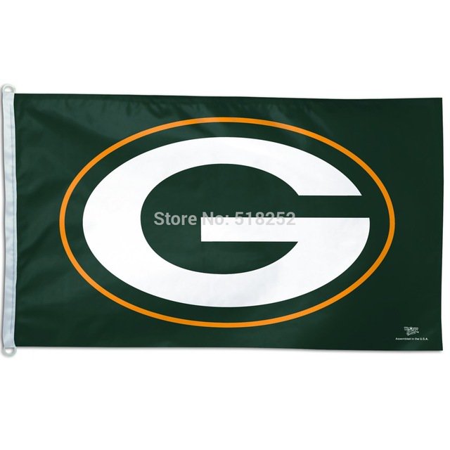 Green Bay Packers Flag 3x5 FT Banner 100D Polyester flag 18