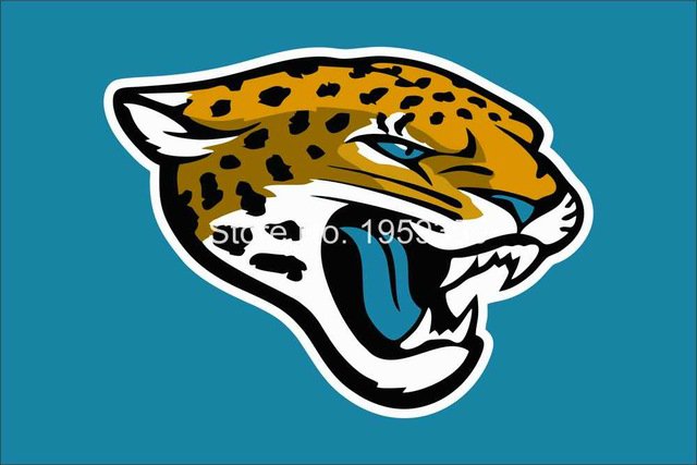 Jacksonville Jaguars Flag 3ft x 5ft Polyester Banner flag 90x150cm white sleeve