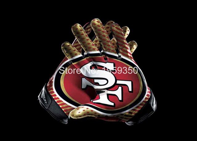 San Francisco 49ers 2 Gloves 3x5 ft flag 100D Polyester flag 90x150cm