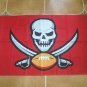 90x150cm Tampa Bay Buccaneers Flag Polyester 100D Digital printing