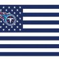Tennessee Titans US flag with star and stripe 3x5 FT Banner