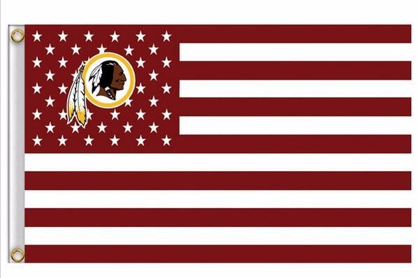 Washington Redskins US flag with star and stripe 3x5 FT banner