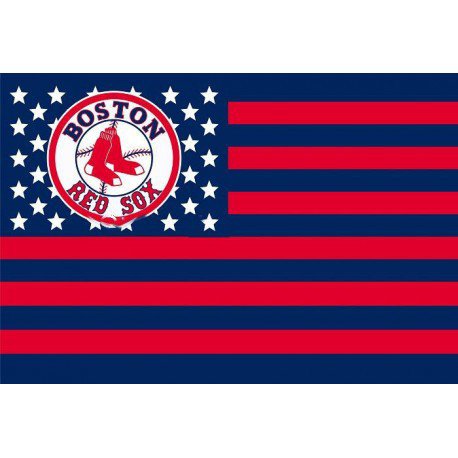 Boston Red Sox USA star stripe  Premium TeamBaseball Flag 3X5FT