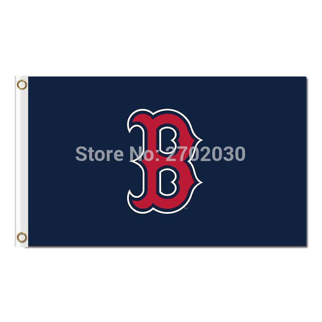 B logo Boston Red Sox Flag Fan Baseball Team Custom Banners 3x5 FT