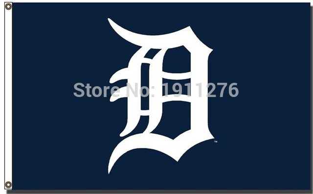 3x5ft Detroit Tigers Flag customized shipping 90x150cm 100D high-quality