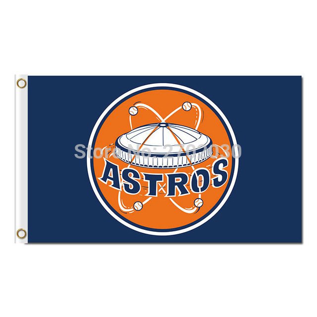 Baseball Design Houston Astros Flag Baseball Super Fans Team Banners 3x5 ft