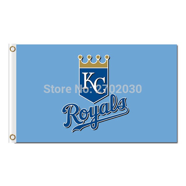 Blue Design KC Kansas City Royals Flag Baseball Fans Team Banners Flags  3x5ft