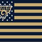 Los Angeles Rams large logo Flag with Star and Stripe 3X5 ft