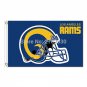 Helmet Los Angeles Rams Flag Super Bowl Champions Fan Flag 3ft x 5ft