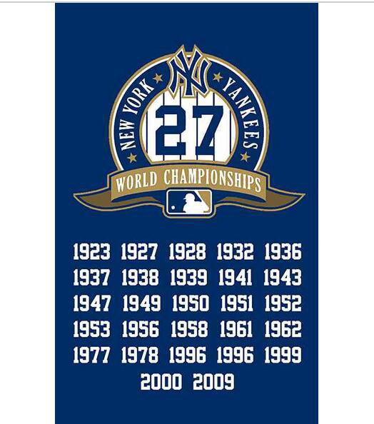 New York Yankees champions all styles flag 90x150cm polyester