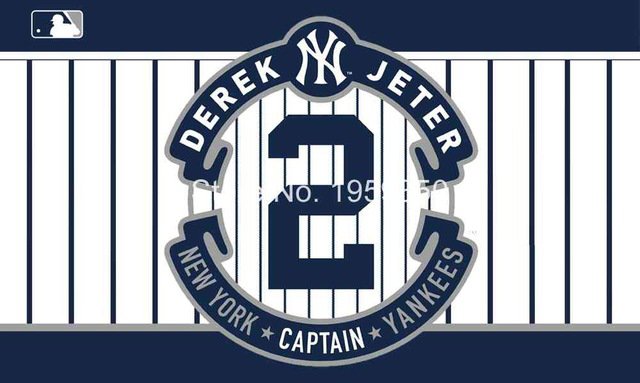 New York Yankees derek jeter Flag 3ft x 5ft Polyester Banner flag 90x150cm