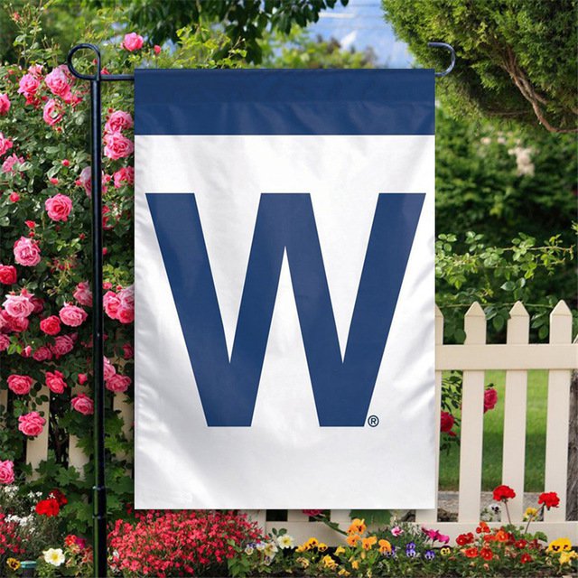 Chicago Cubs Letter W Flag MLB Decorative Garden Flag  3x5 FT