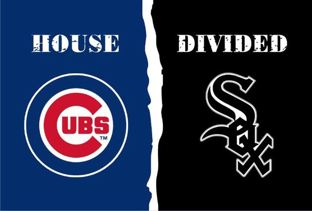 Chicago Cub vs Chicago White Sox House Divided Rivalry Flag 90x150cm metal grommets