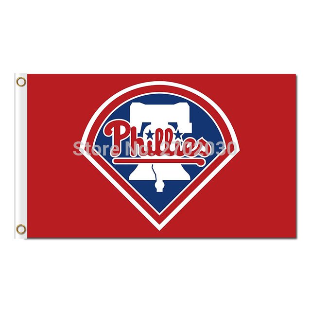 Philadelphia Phillies Flag Baseball World Series  Banner 3x5 Ft