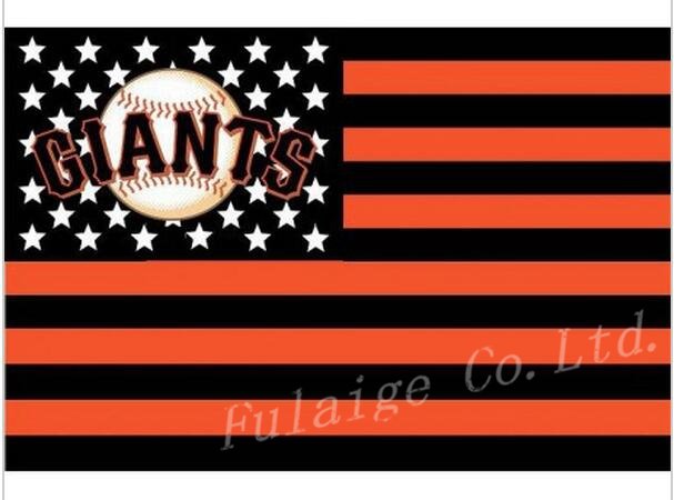 San Francisco Giants Flag 3X5FT 90x150cm 100% Polyester free shipping