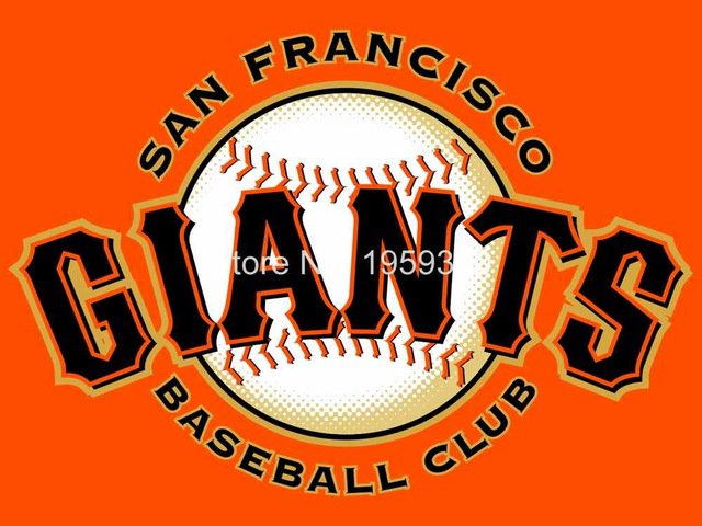 San Francisco Giants Personalized Flag 3 x 5ft  Banner metal holes Flag